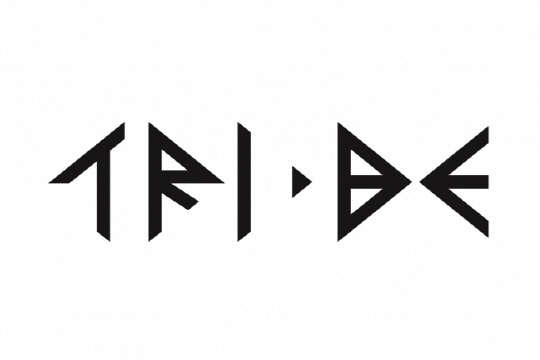 트라이비 로고 . 유니버설뮤직